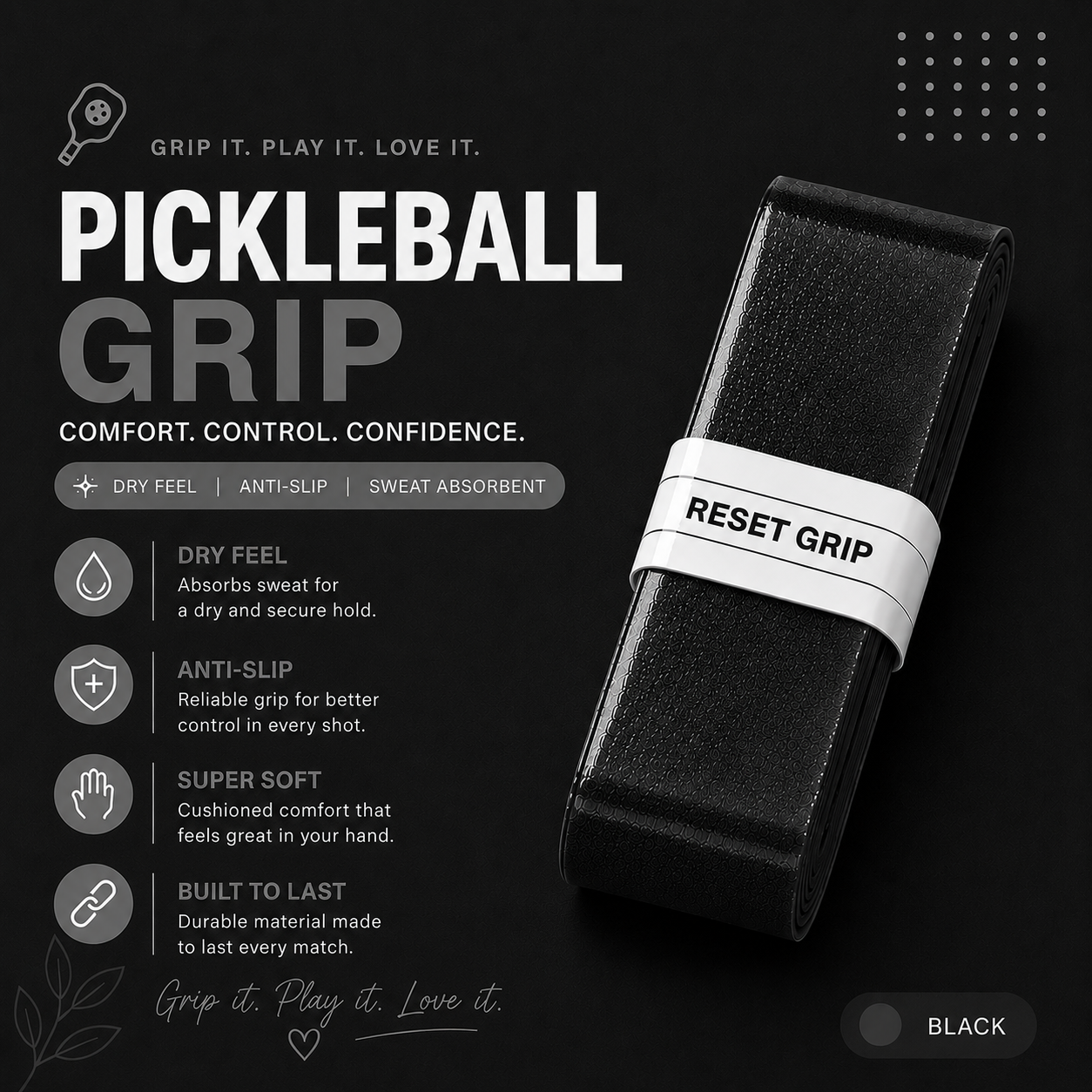Sweat Absorbing Grip (2 pcs)